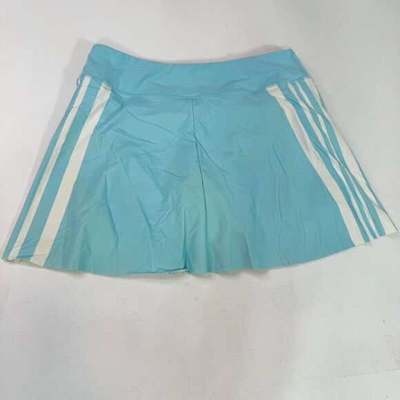 Addison Bay Skirt Skort Womens XL Blue Athletic Tennis Teal Pull On Flowy Stripe - Picture 7 of 8